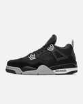 Мужские кроссовки Nike Air Jordan 4 "Black and Light Steel" 41-45