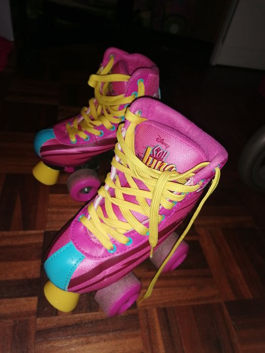 Patins quatro rodas Soy Luna..