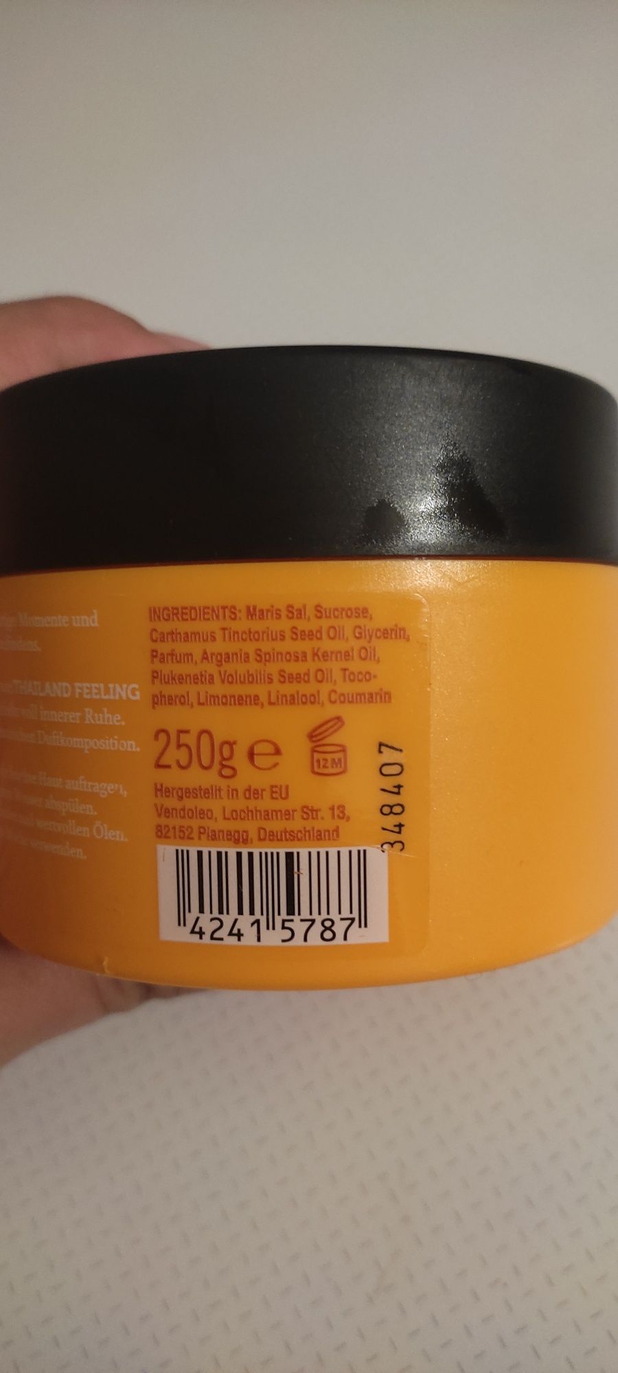 Peeling cukrowy i olejowy Thailand feeling 250g Oriniq