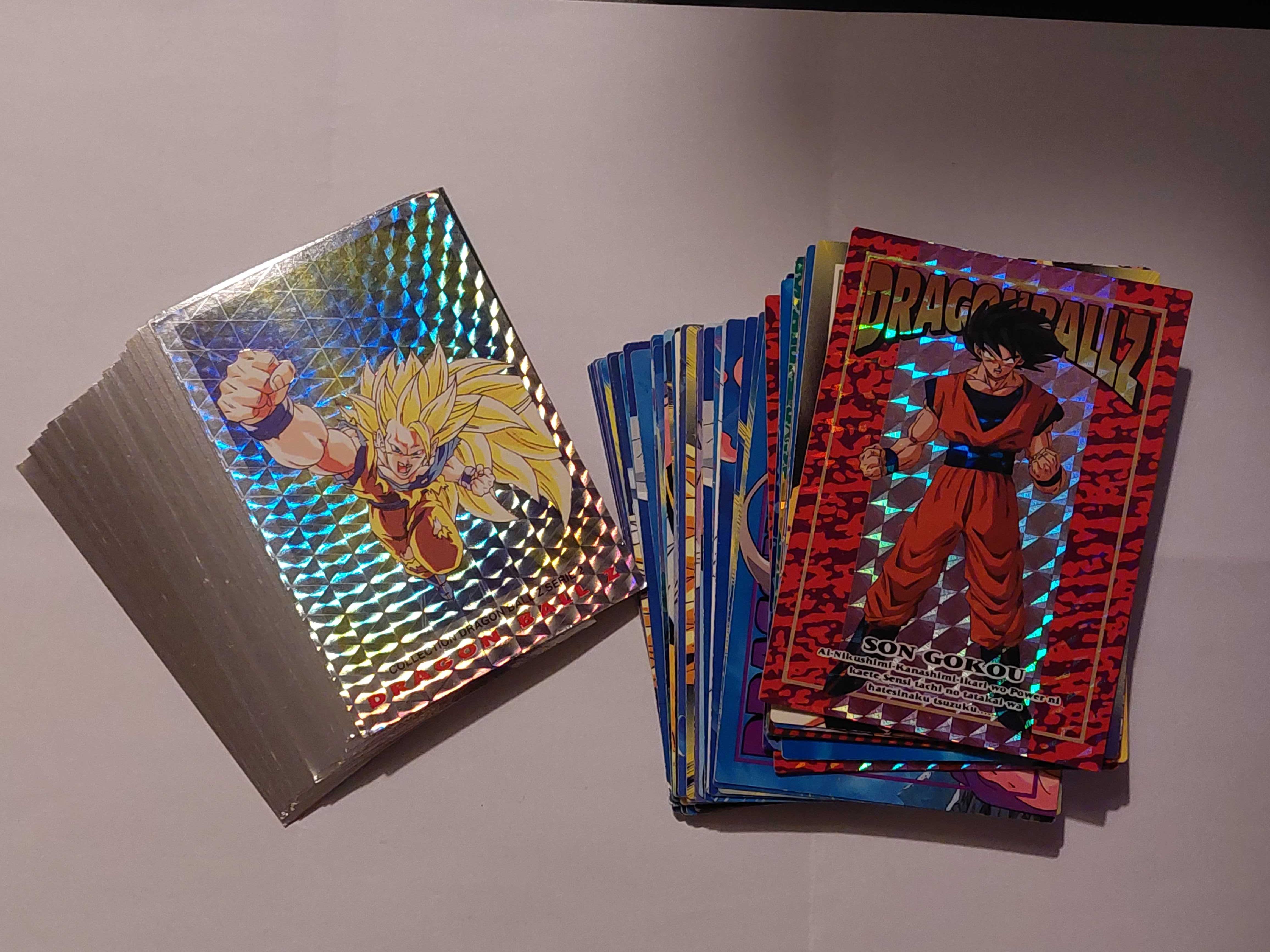 Cartas Dragon Ball Z (números na descrição)