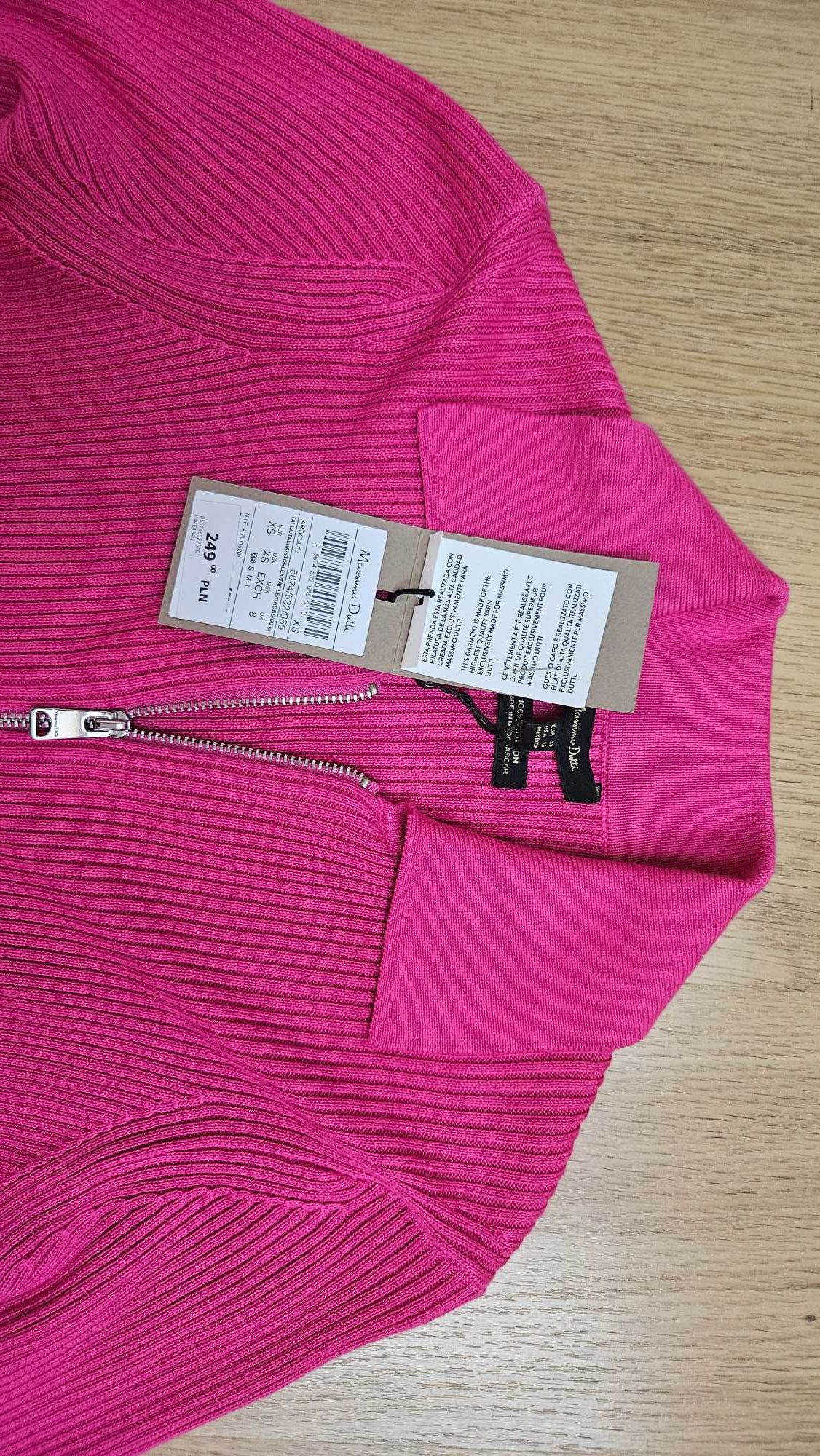 Nowy sweter komplet  bliżniak Massimo Dutti 34 36 +  gratis