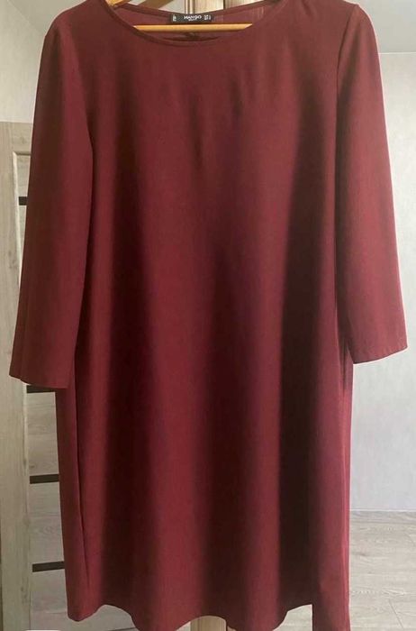 Бордова сукня Mango
