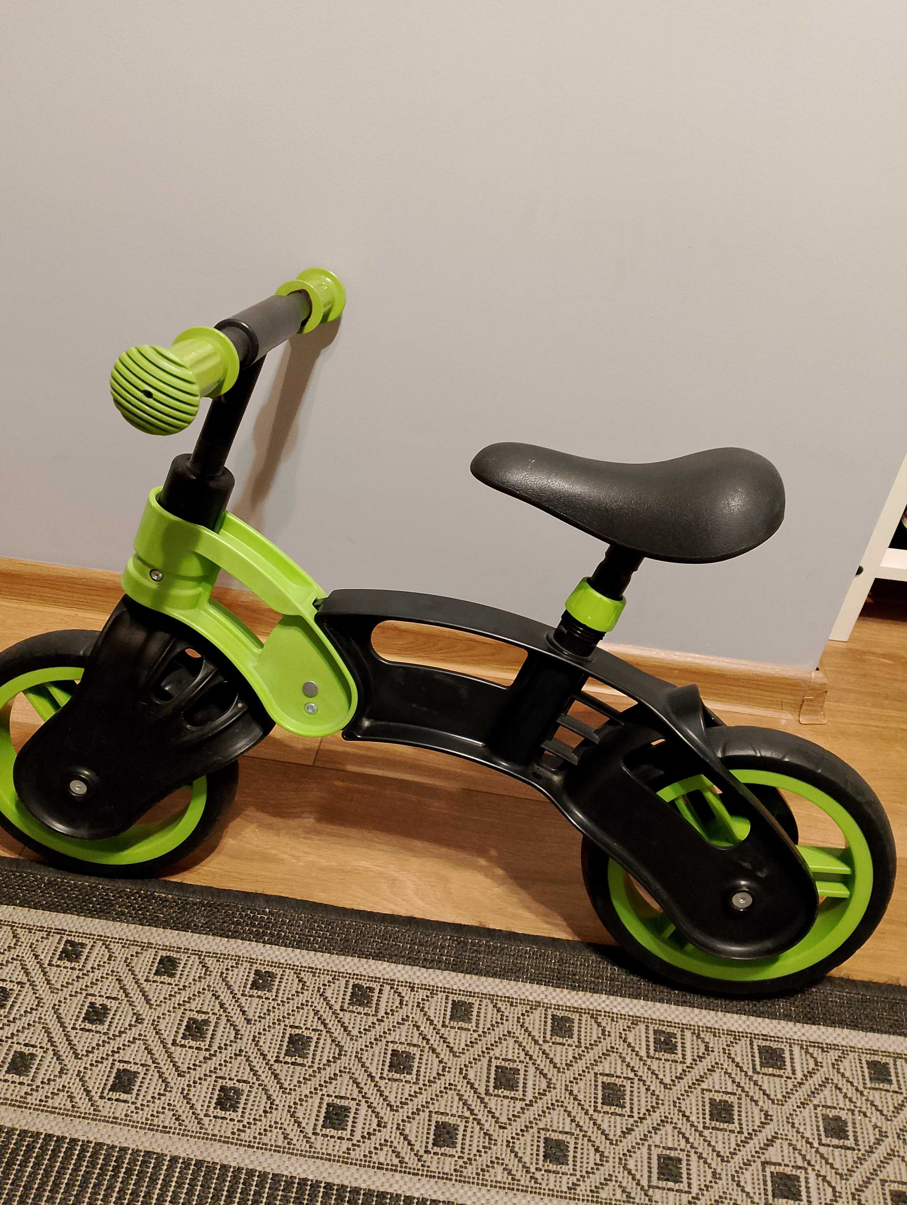 Rower biegowy czarno-zielony
