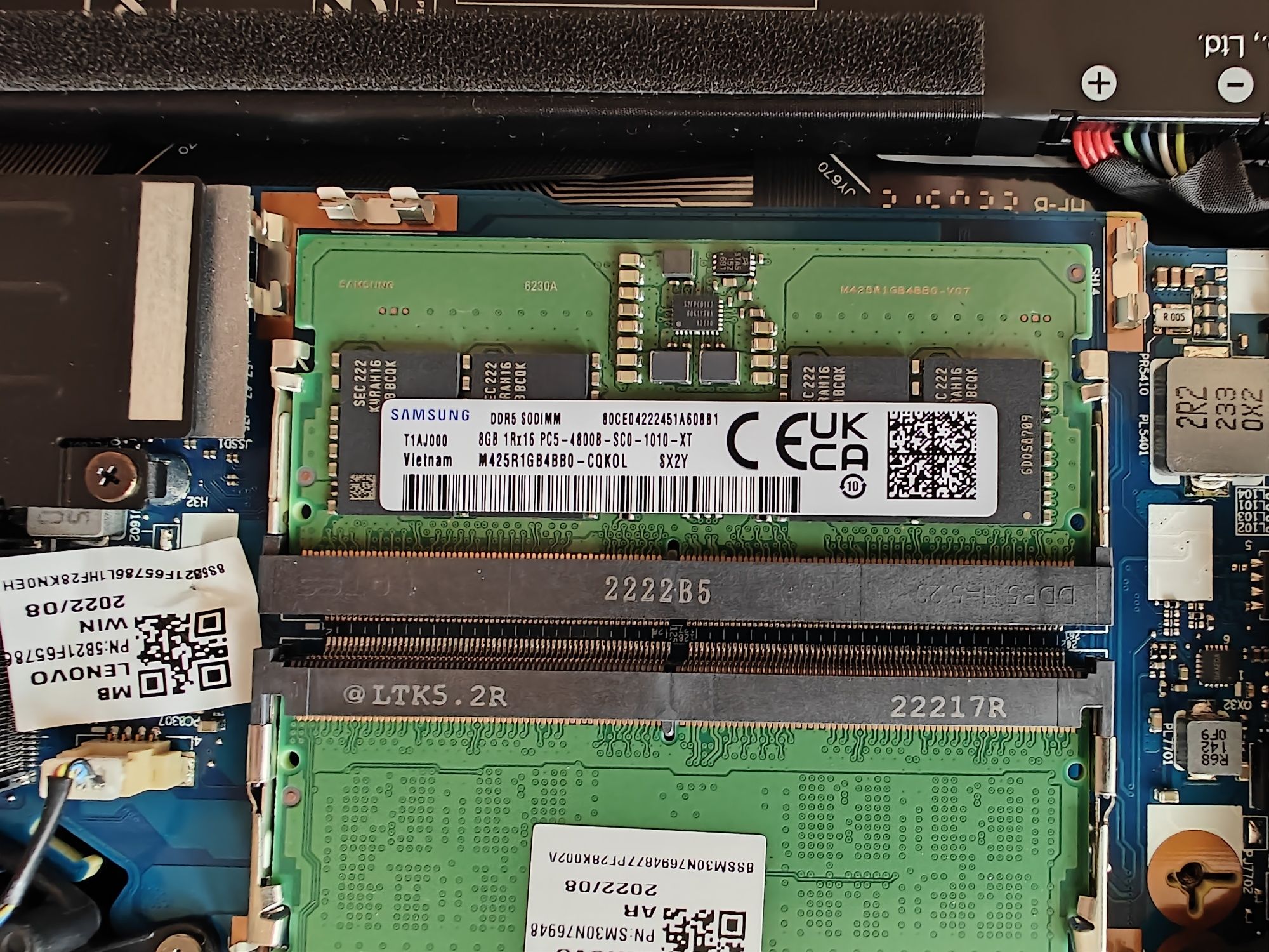 Samsung Ddr5 2x8 sodimm 4800mhz 16gb