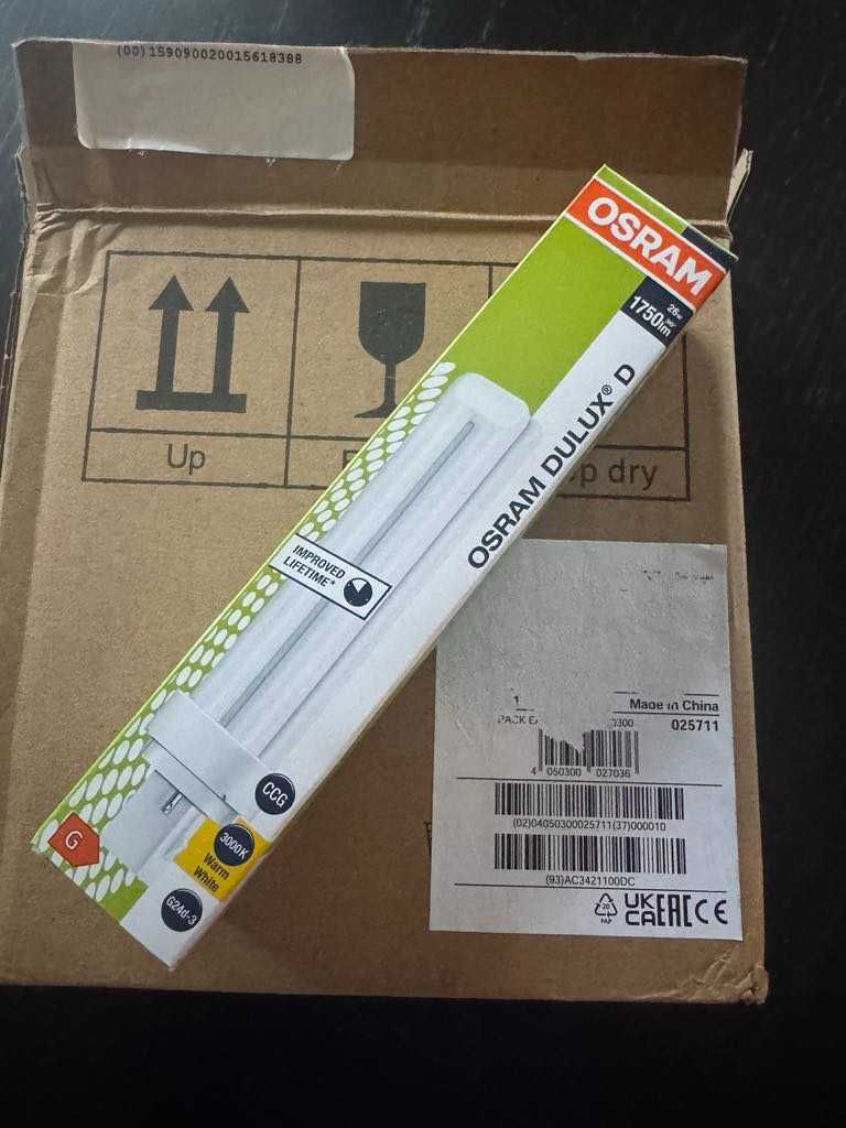 Osram Dulux D 26W 830 | Ciepła Biel - 2-Piny / 10 sztuk