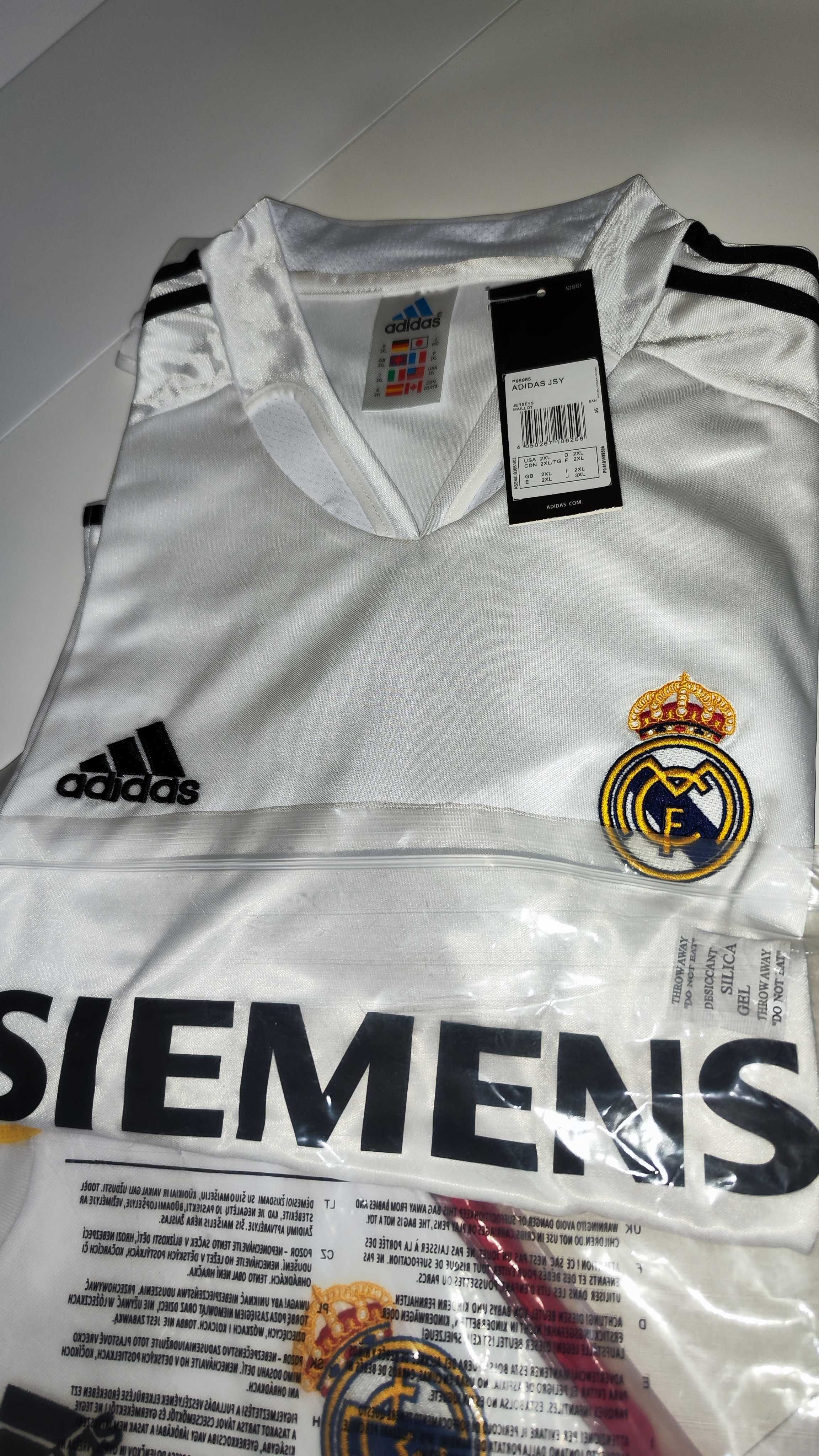 Camisola Real Madrid versão 2004/2005 tam XL