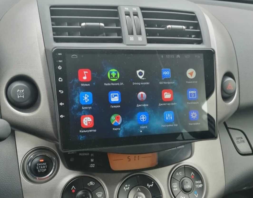 radio GPS nawigacja kolor 3D dotyk 9 cali KAMERA android TOYOTA RAV4