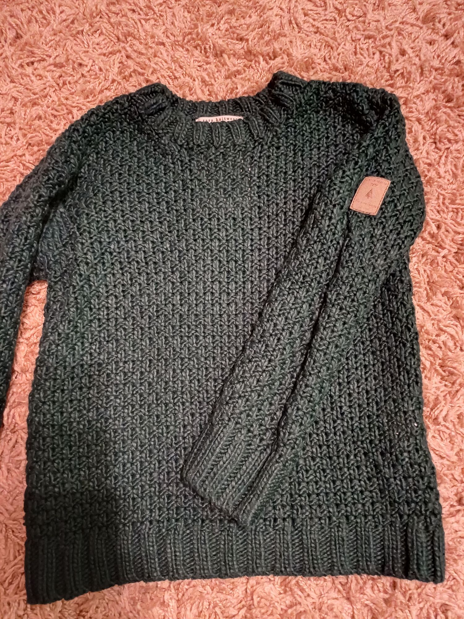 Sweter butelkowa zieleń 104
