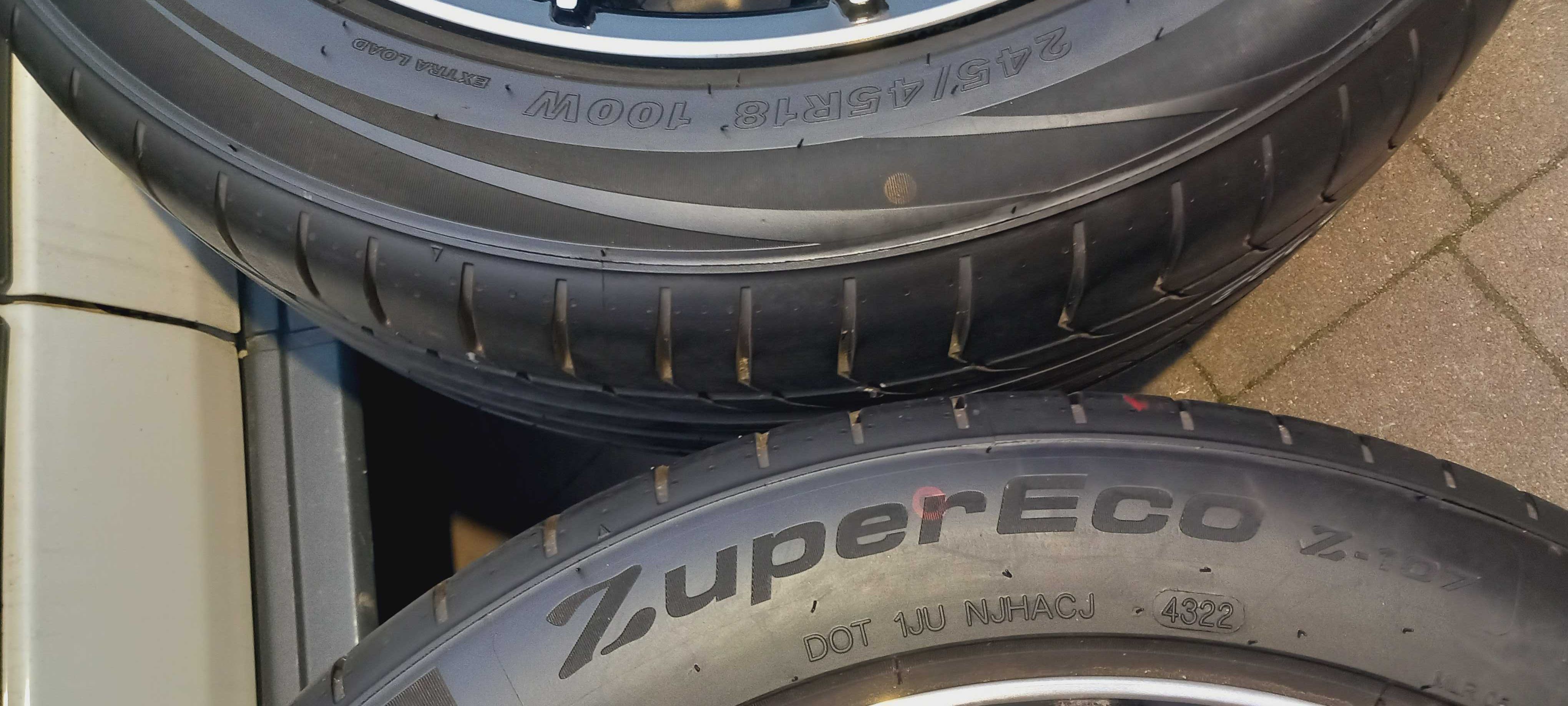 Koła DEMO oryginał INSIGNIA A/BMW5, 8x18, 5x120,ET35+245/45R18 2022r