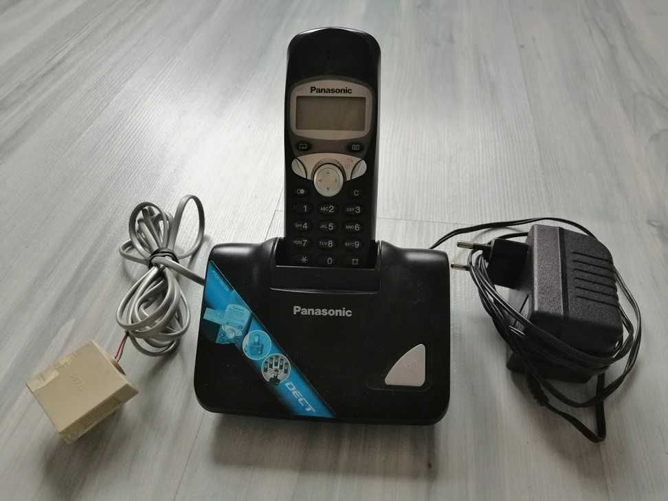 Telefon stacjonarny, bezprzewodowy Panasonic KX-TCD650PD + zasilacz.