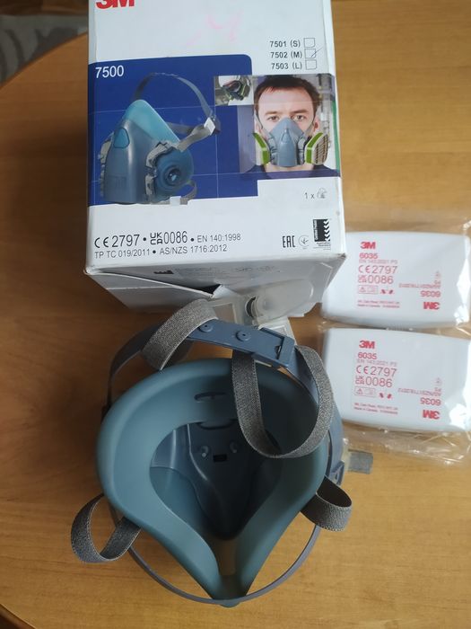 Półmaska wielokrotnego użytku 3m