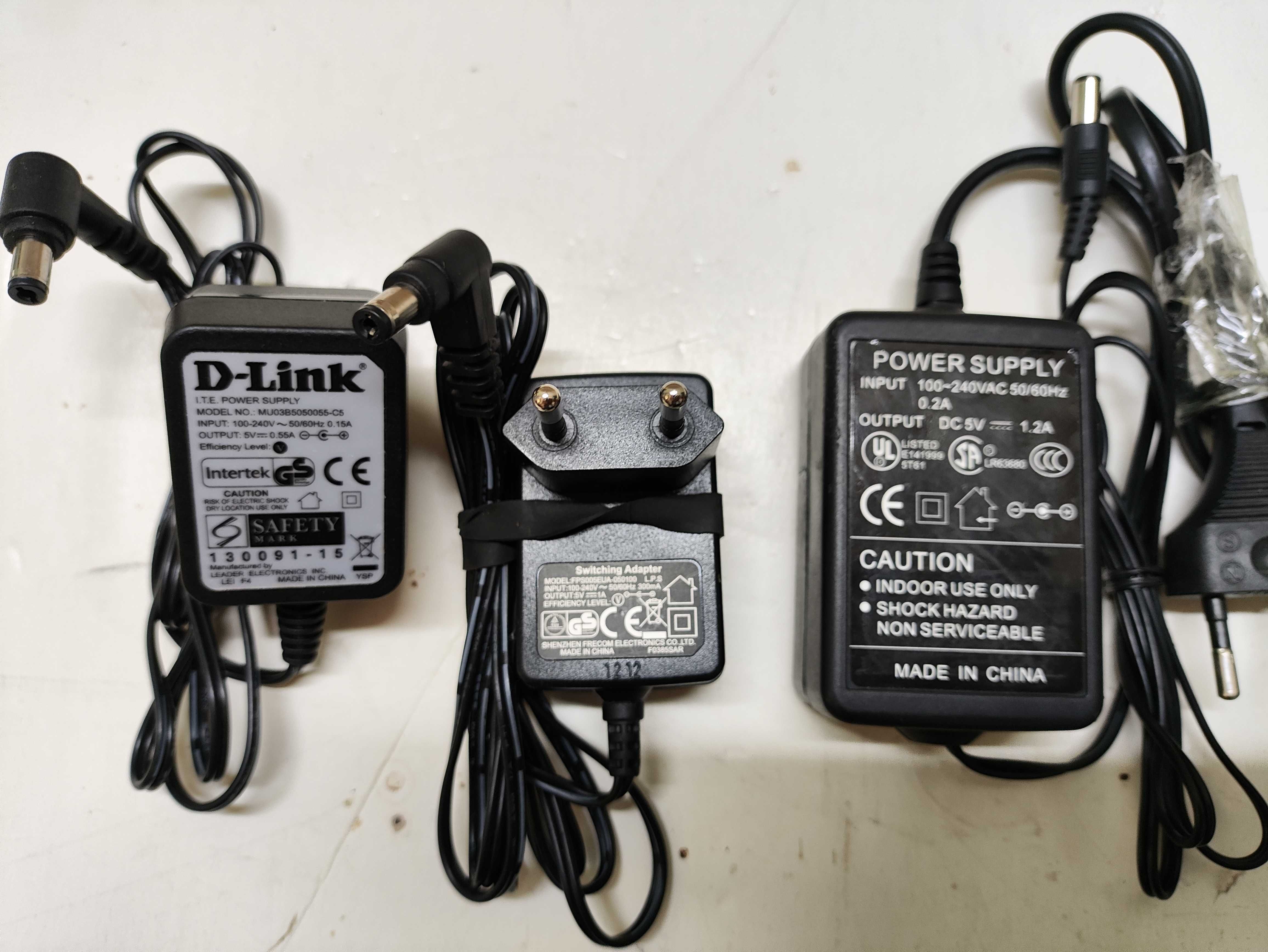 Блоки питания - Новые , Б/У : U +5V.+7V, +9V,  +19V, +24V