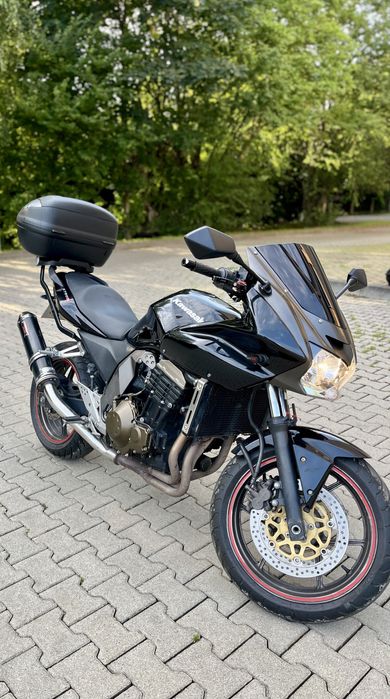 Kawasaki Z750S + Kufer Givi + wydech Takkoni