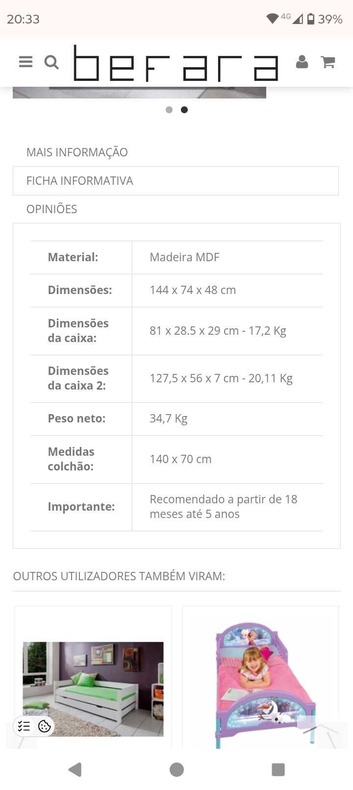 Cama de Criança Roxinol