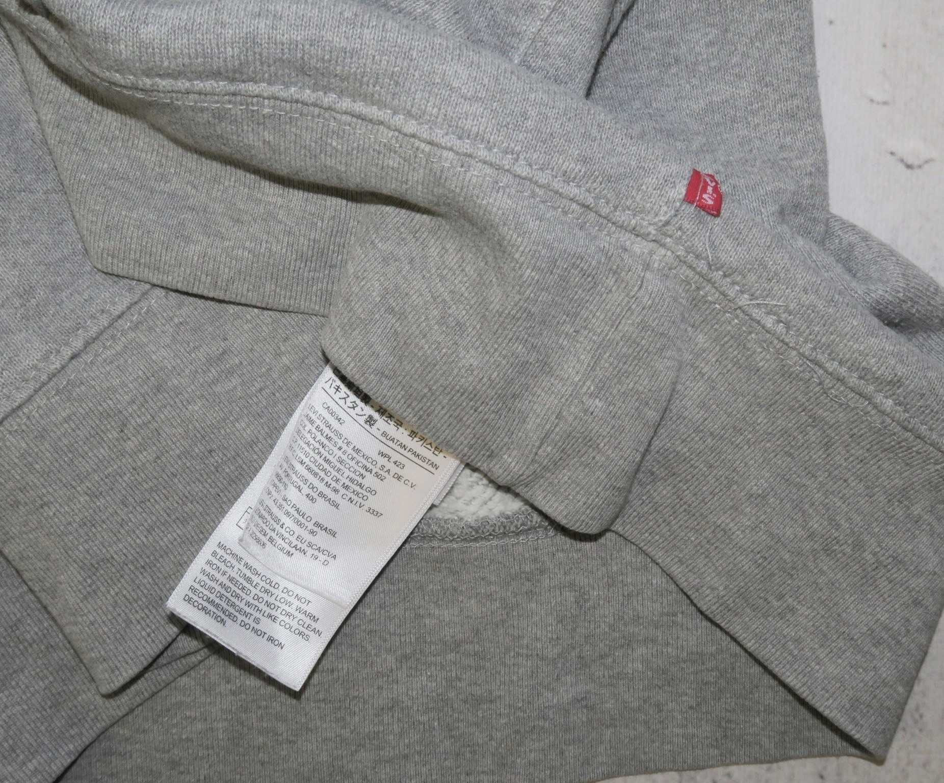 Levi's hoodie bluza z kapturem dużym logo L/xl