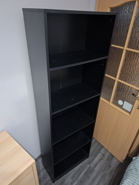 Regał słupek czarny