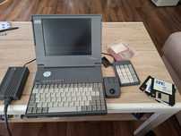 Laptop retro IPC Porta PC P2 – rzadkość kolekcjonerski IBM XT, sprawny