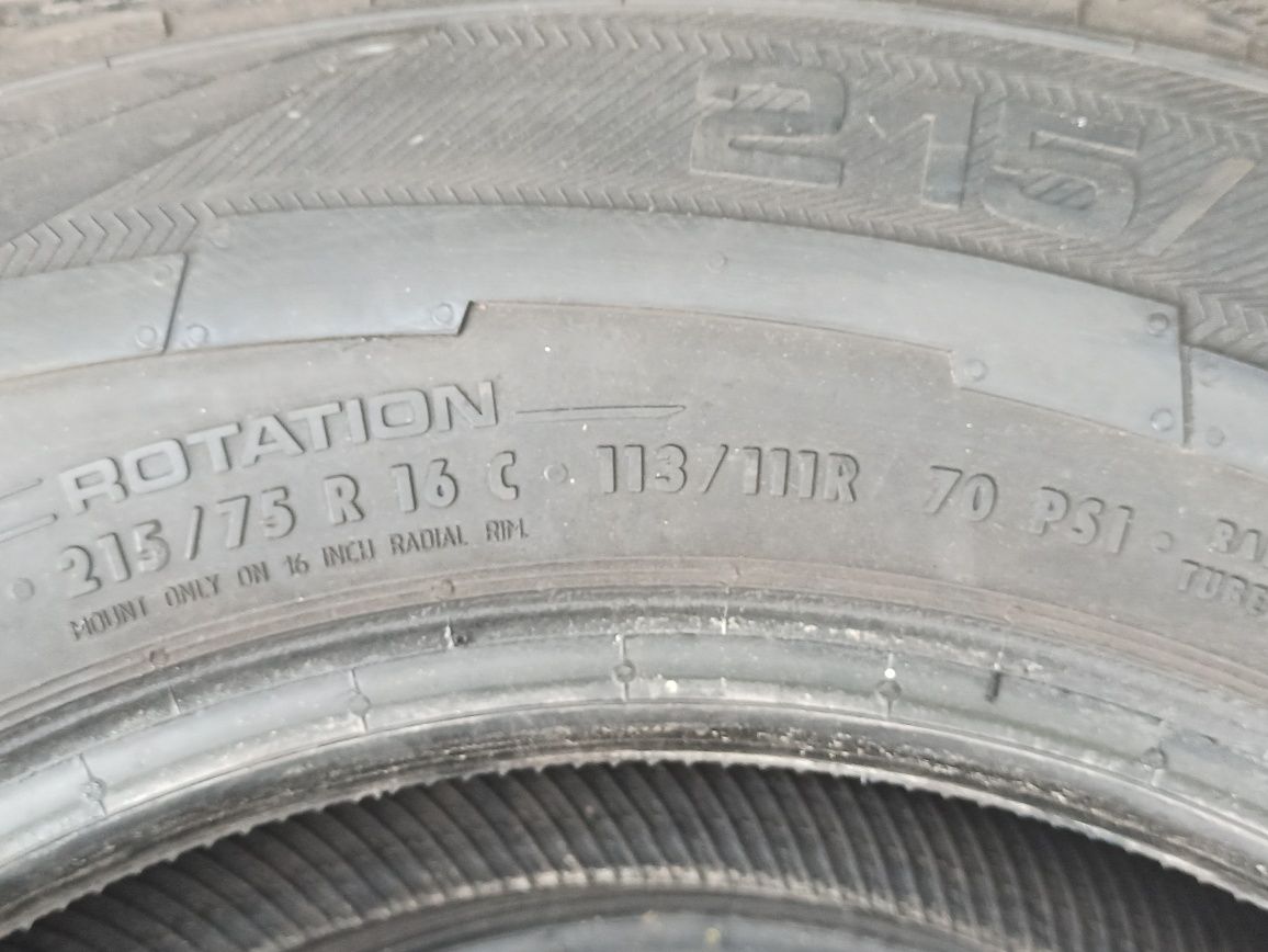 215 75 r16C 113/111R uniroyal Snow Max 2 komplet zima