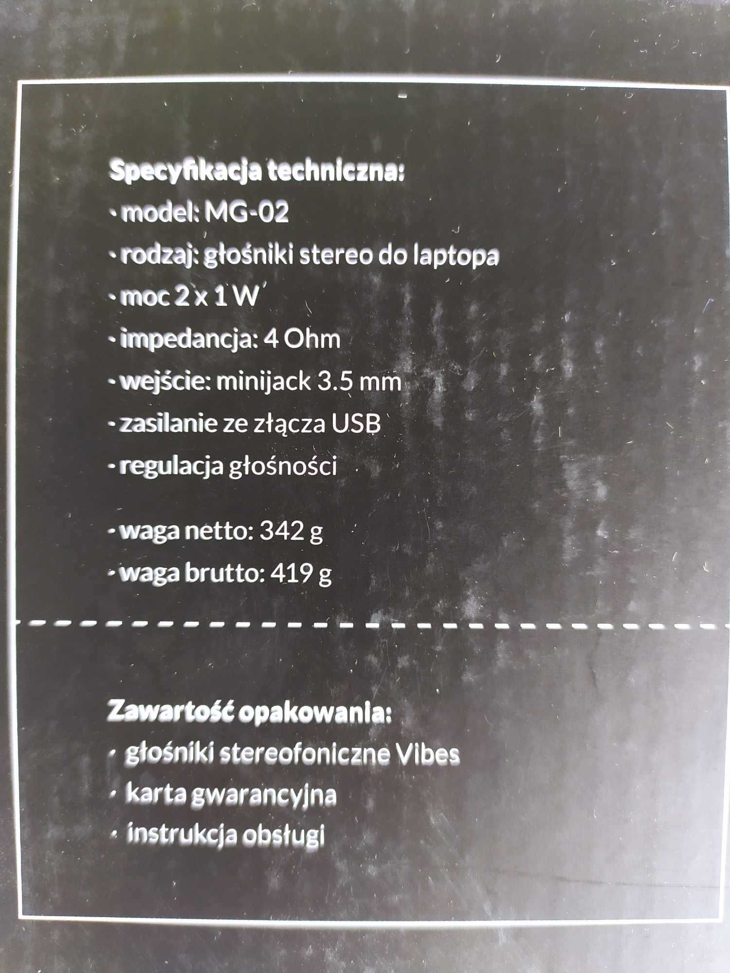 Głośniki Stereofoniczne do komputera VIBES Bordowe