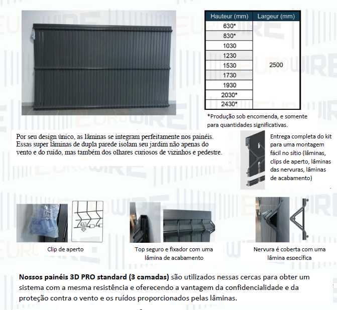Sistema Ocultação Painéis 3D