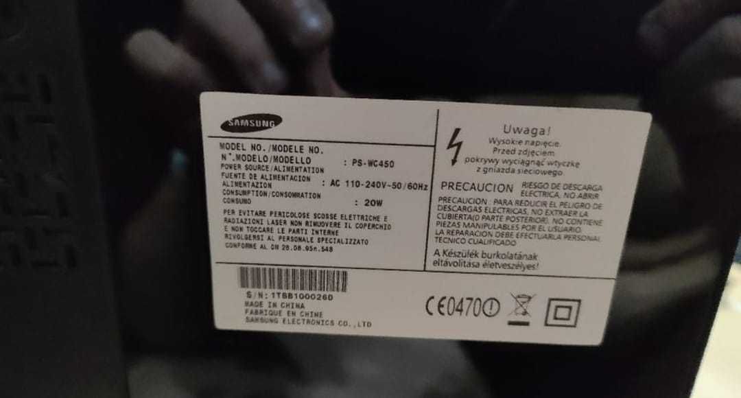 Soundbar Samsung Ps-WC450 / HW C470