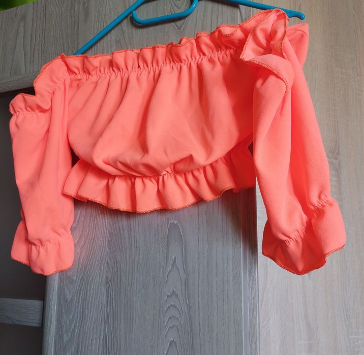 Komplet hiszpanka neon pomarańcza