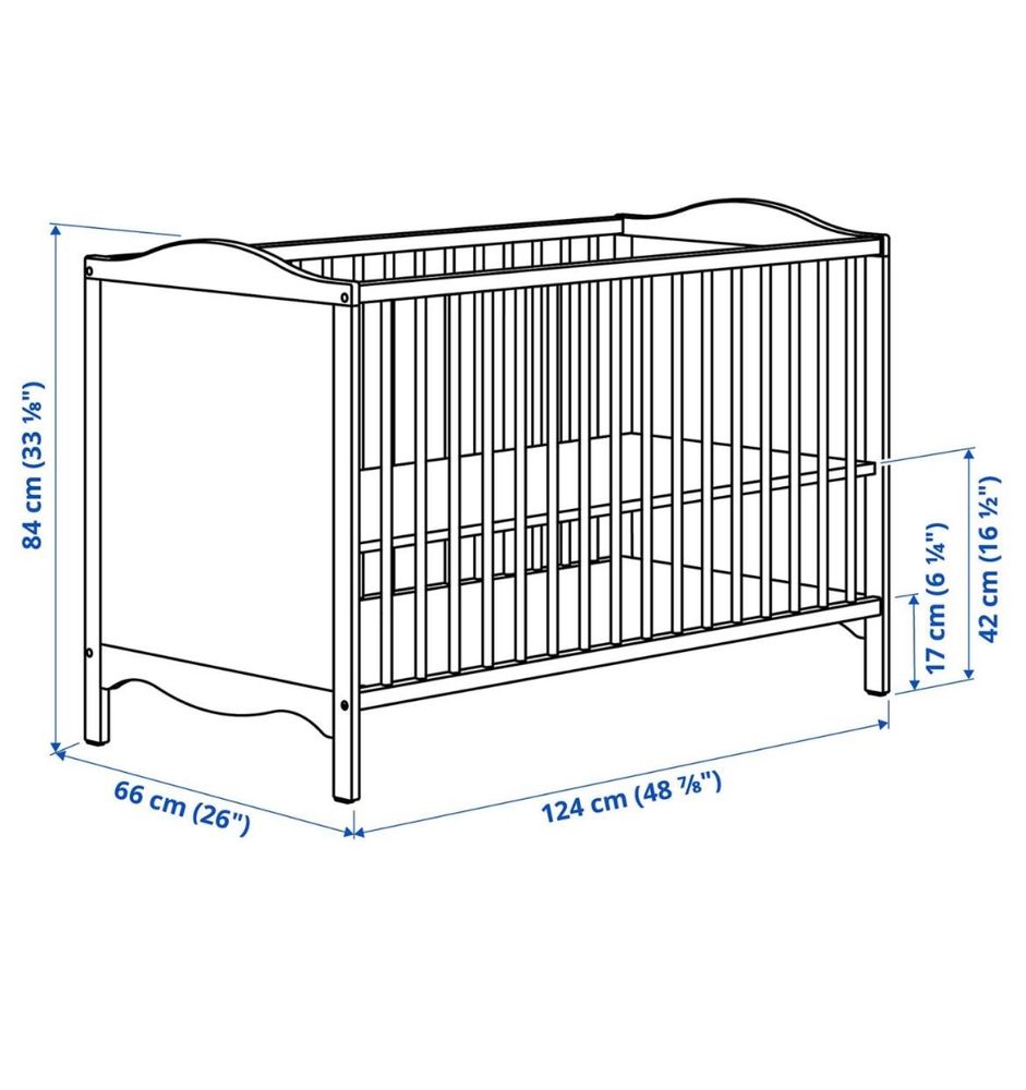 Berço Smagora Ikea muito novo