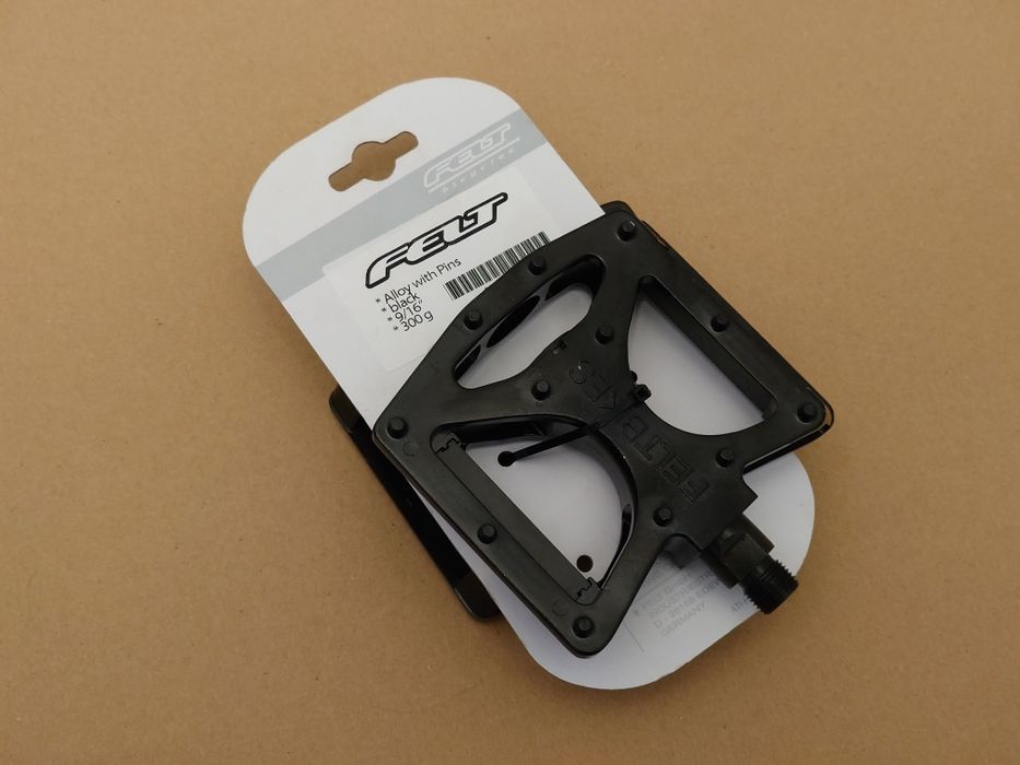 Platformy, pedały platformowe Felt Bikes metalowe czarne