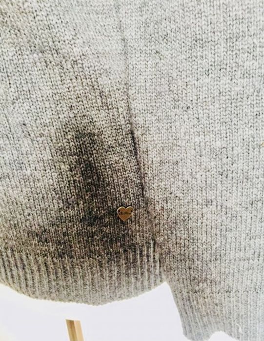 Szary Sweterek marki Cropp rozm. XS