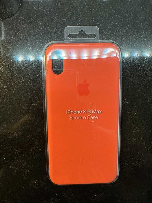 Capa APPLE iPhone XS Max Silicone Laranja
