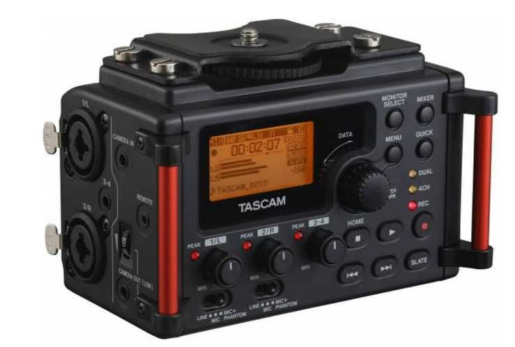 Gravador TASCAM DR60 e já com cartão de memória de grande capacidade