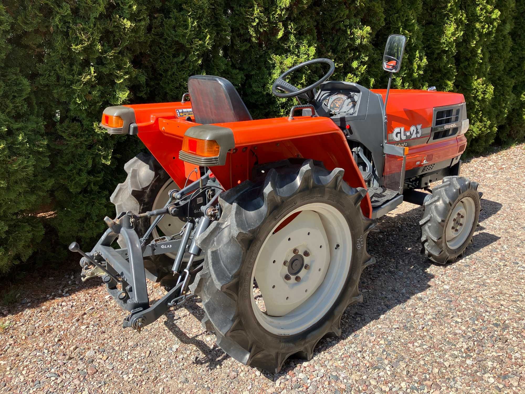 Mini Traktor Kubota GL23 Oryginalny Stan Rewers Wspomaganie Japoński