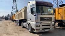 Продам самосвальный полуприцеп Van Hool 45 т с тягачом MAN 19.403