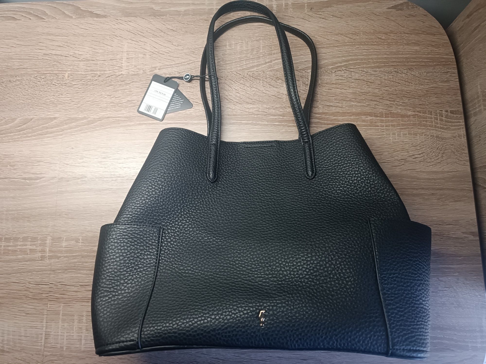 Torebka Shopper A4 Ochnik Daily Czarna TOREC-0269-98