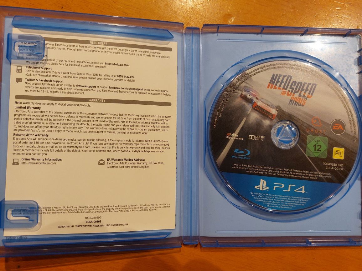 PS4 Nfs Rivals Gra Need for speed Rivals Playstation 4