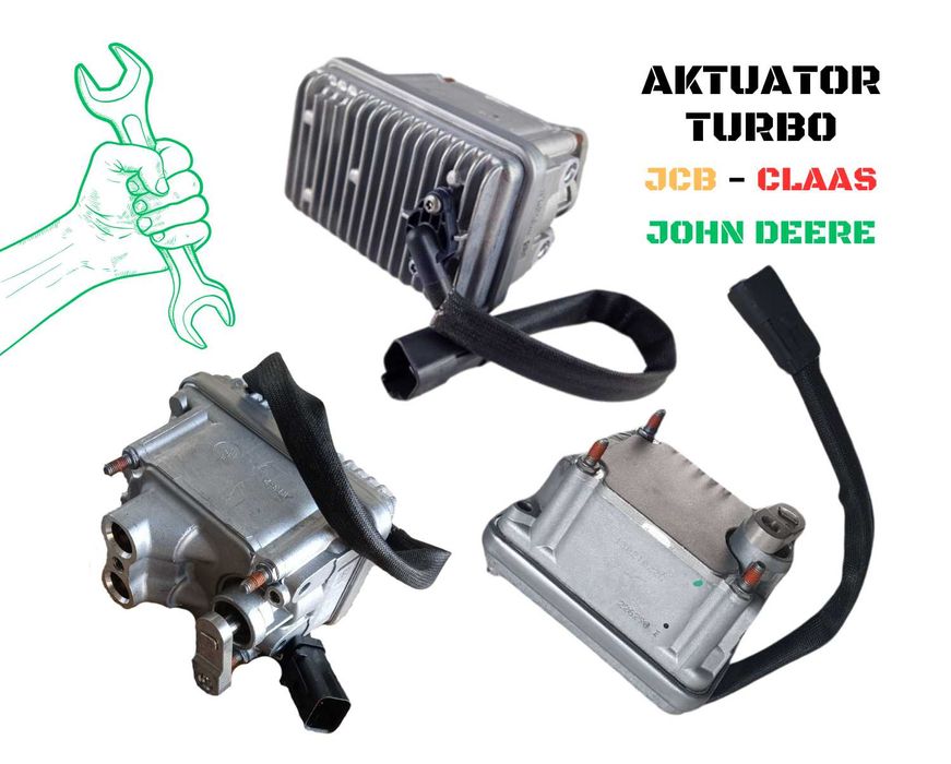 Aktuator turbosprężarki JCB JOHN DEERE CLAAS nastawnik sterownik turbo