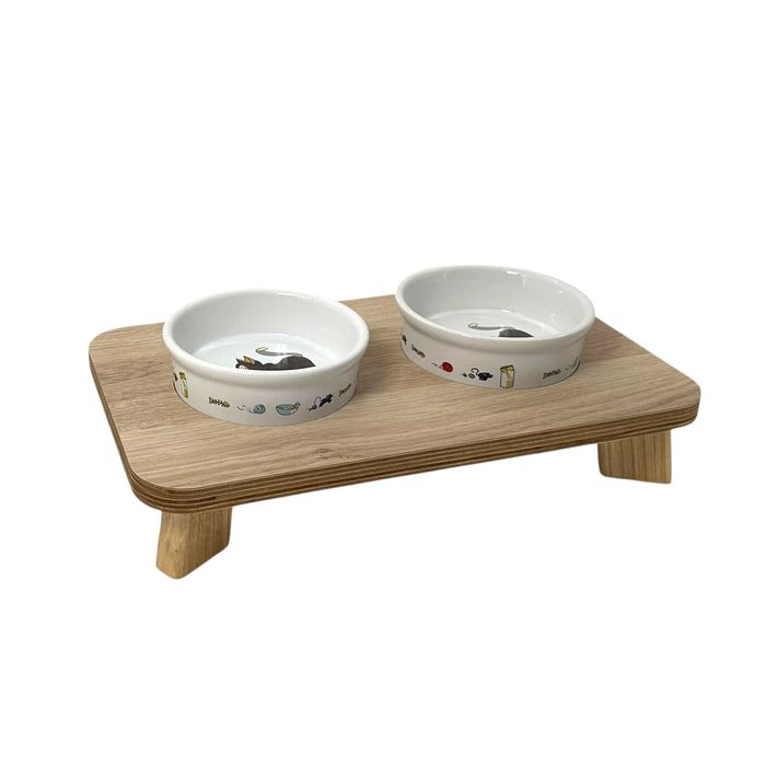 Керамічна миска Trixie для собак та котів з підставкою