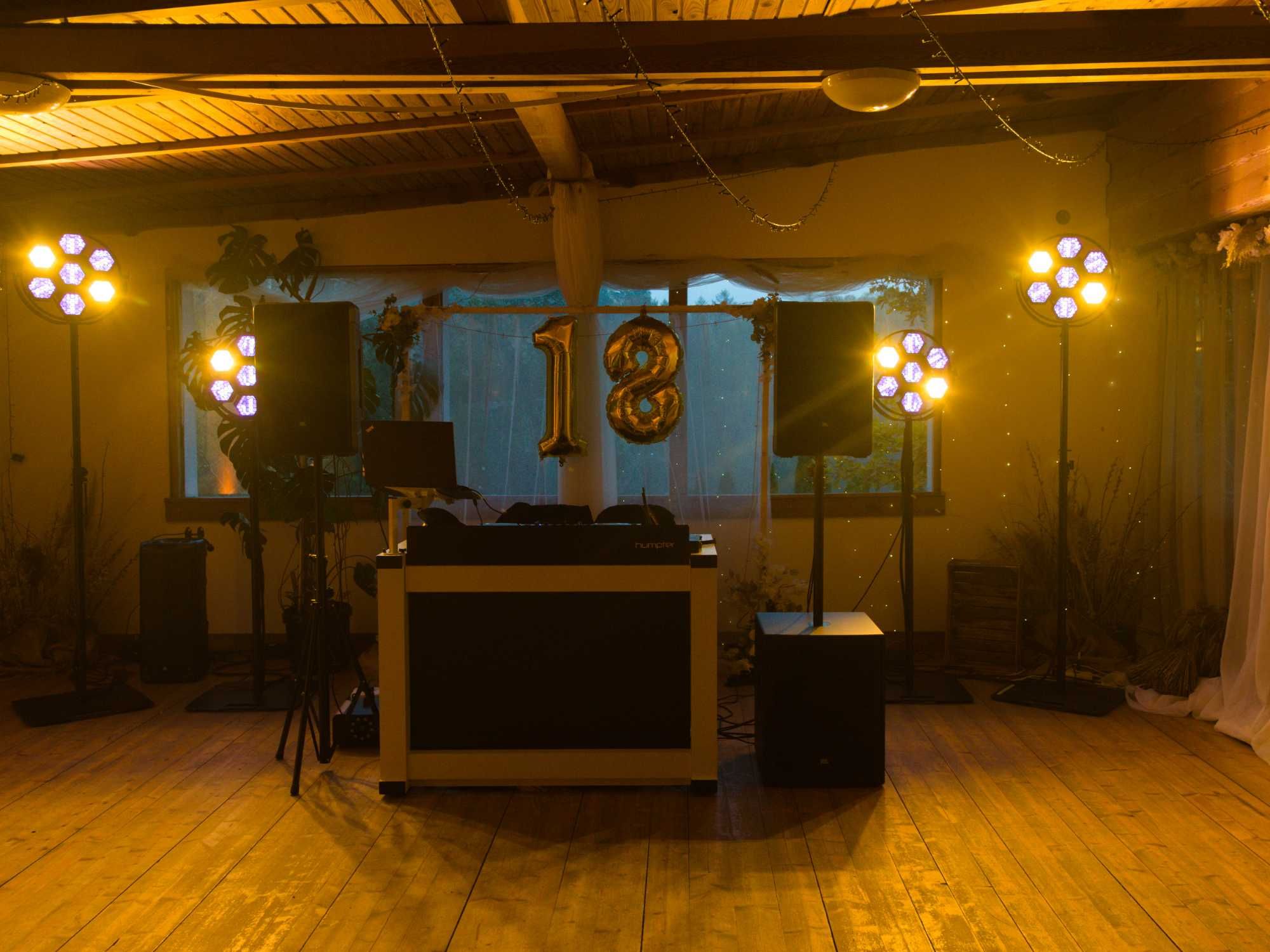 DJ wesele, 18-stka, impreza, wodzirej, ciężki dym, fotobudka 360