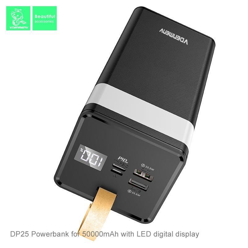 Портативная зарядка, power bank, павербанк на 50000 mAh