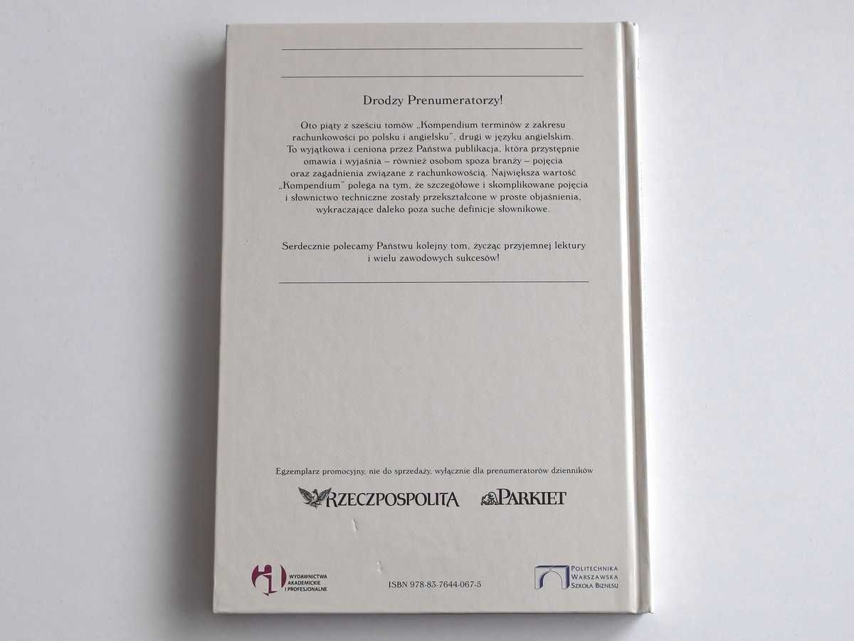 Compendium of Accounting in Polish & English E-O