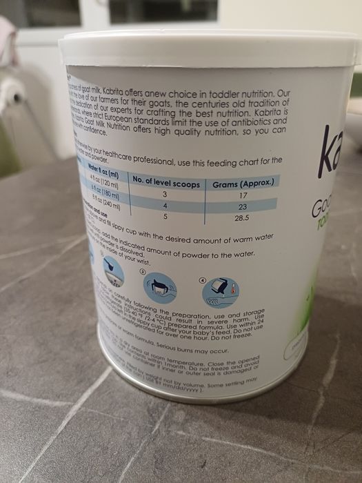 Харчування для малюків kabrita