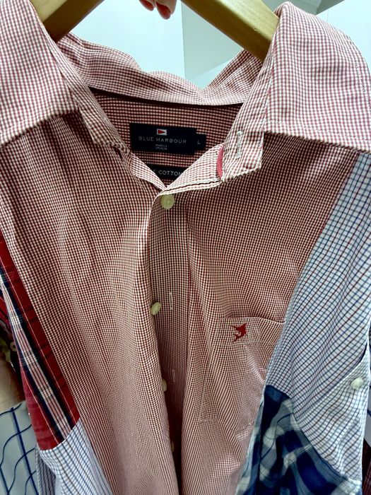 Продам оверсайз женскую рубашку апсайкл