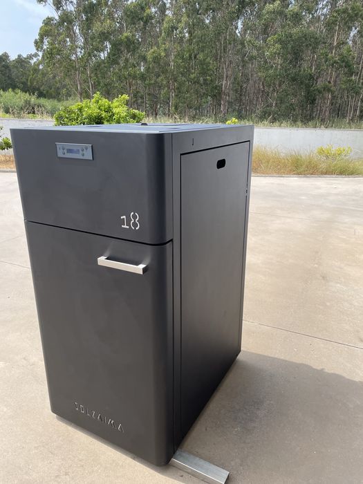 Caldeira solzaima a pelletes 18kw Automatica