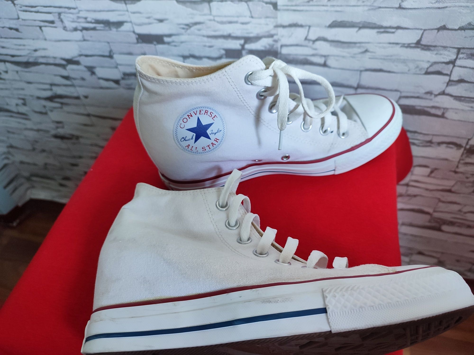Кеды белые высокие Converse 38 39