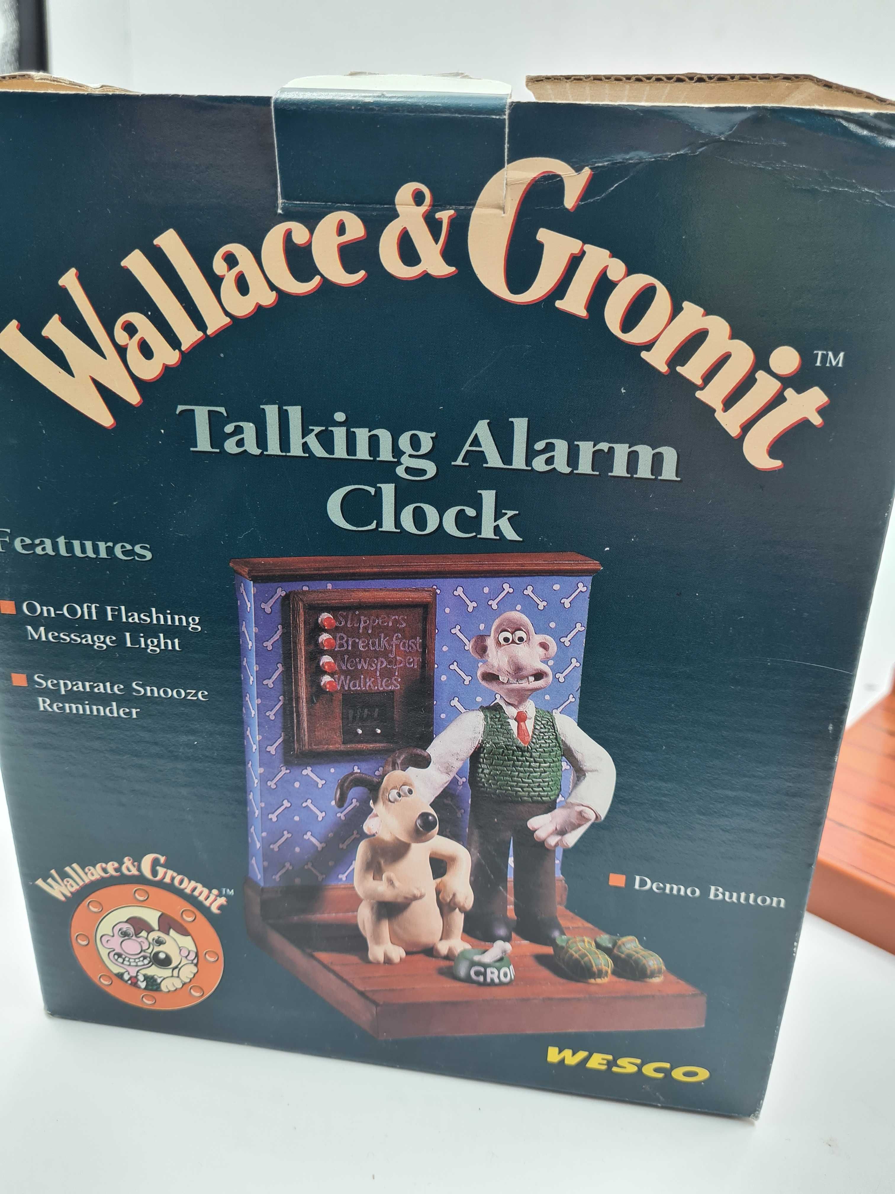 Wallace and Gromit figurka zegarek Unikat 1995 rok