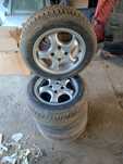 Alufelgi 14 4x100 z Oponami Zimowymi 175/65/14 Suzuki Ignis II