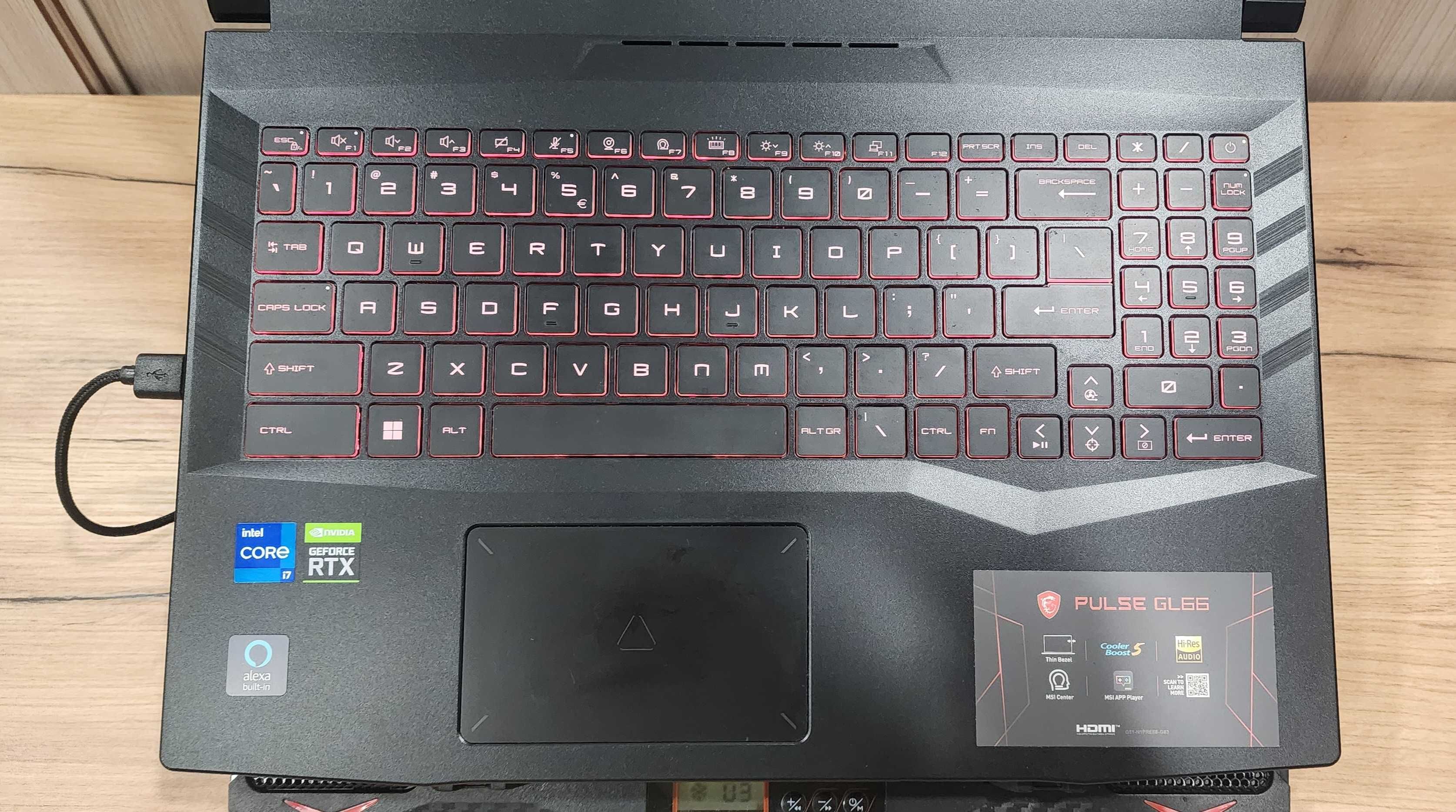 Laptop Gamingowy MSI PULSE GL66 i7  RTX 3070