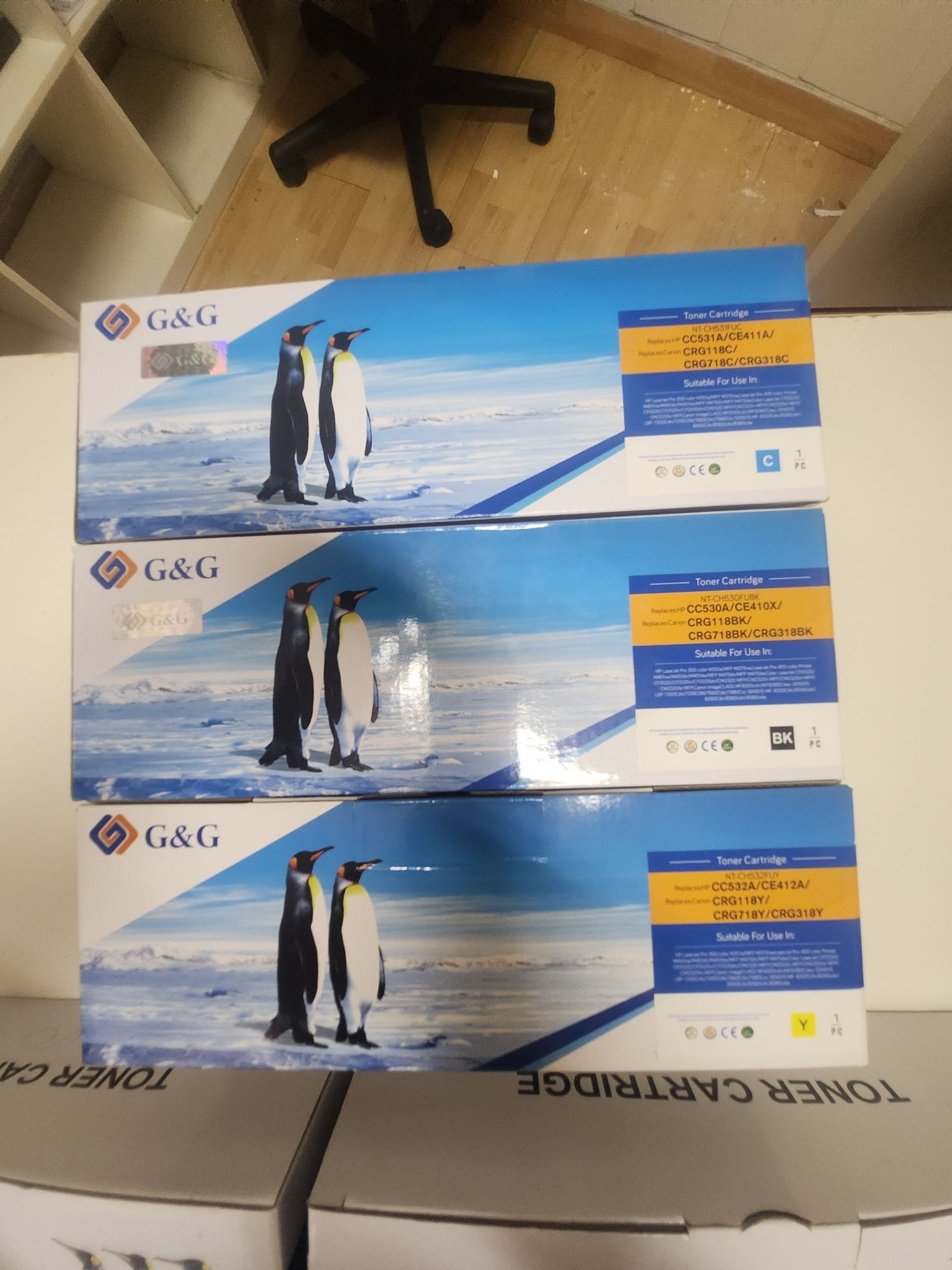 Toners Compatíveis G&G para HP / Canon – Novos e Selados