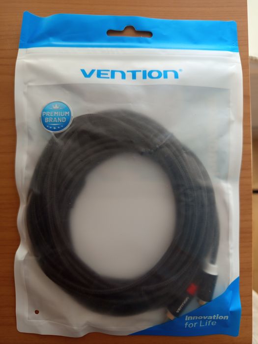 Кабель аудио 5м jack 3,5 - 2 RCA Vention