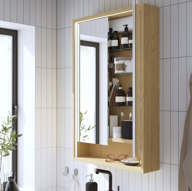Armário  espelho c/iluminação FAXÄLVEN IKEA